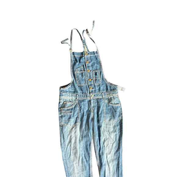 Wet Seal sz 9 denim overalls juniors new ytk NEW‎ - Picture 2 of 4